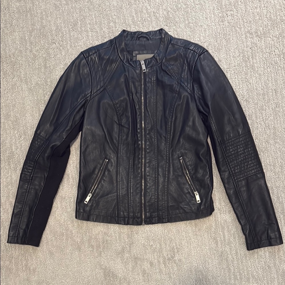 Maurices Black Leather Jacket